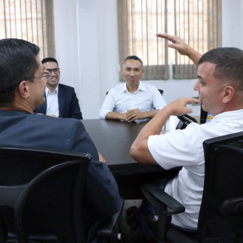 Prefeito de Barra Mansa recebe deputado estadual Danniel Librelon